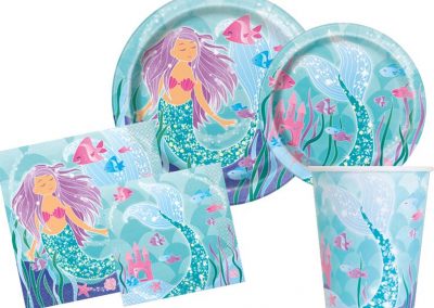 mermaid party supplies
