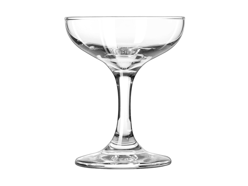 flat champagne glassware rentals