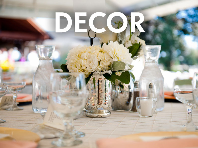 table decor rentals