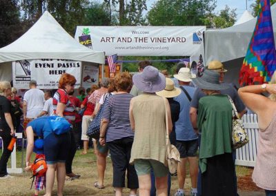 art and the vineyard