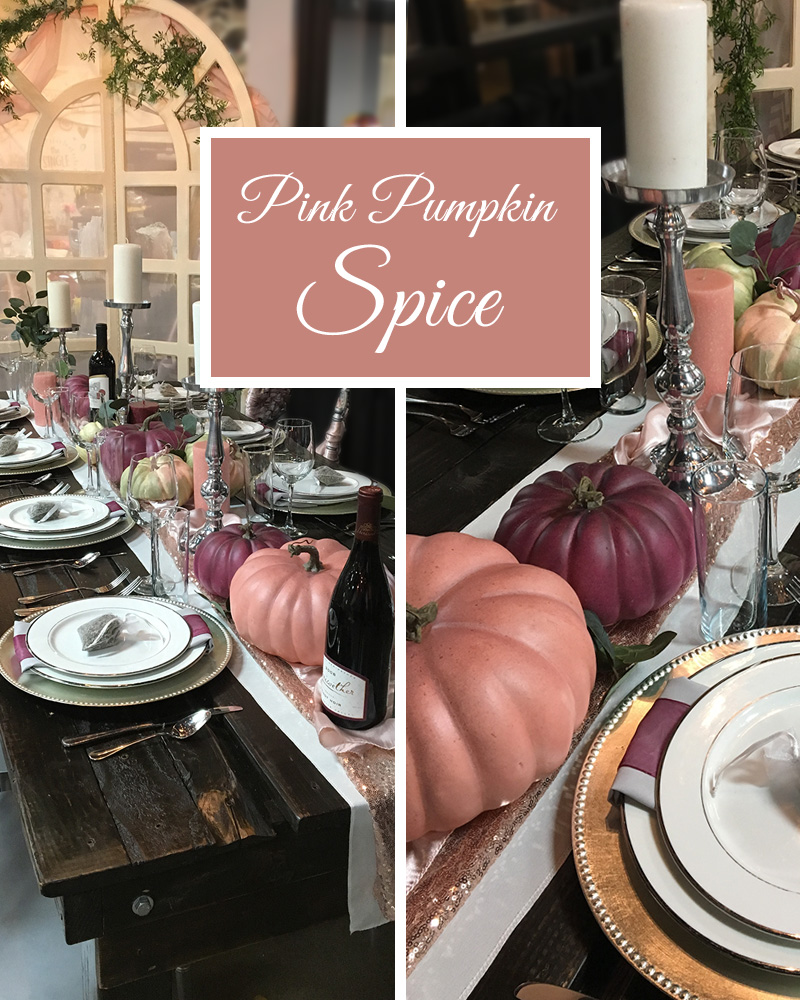 pink fall event inspiration
