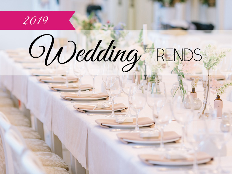 2019 wedding trends